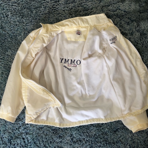 Rare Vintage Tommy Hilfiger Sports Big Puffer Cream Nylon Winter Size 16 Jacket - Picture 9 of 11